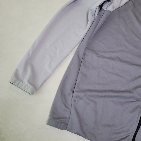 Nike Jacket Mens Medium Gray Epic Knit Gunsmoke Training Full Zip Dri-Fit - Picture 2 of 9